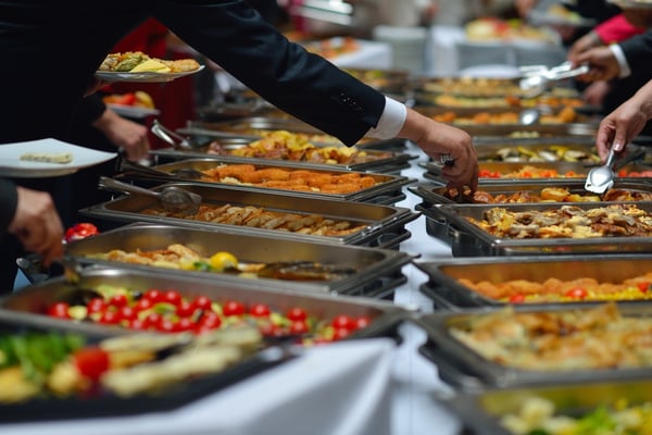 Catering buffet - industria alimentare e esigenze